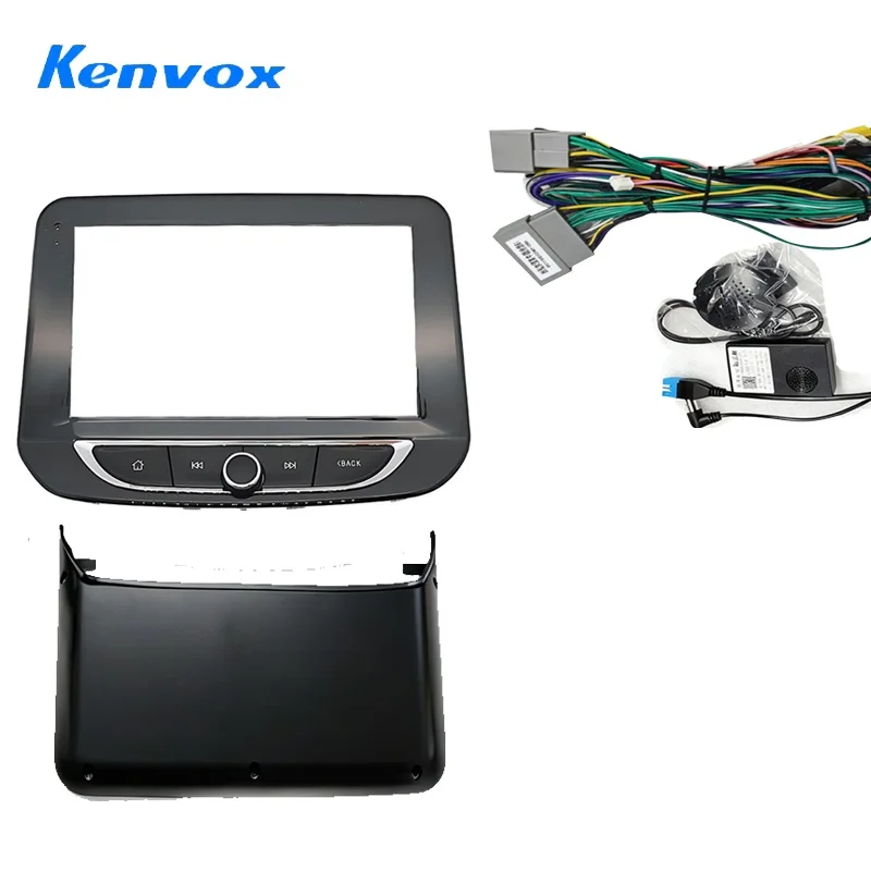 Android Car Radio Installation Fascia Frame For Chevrolet Trax 2019-20212din stereo Panel Dash Mount Kit wire harness cable