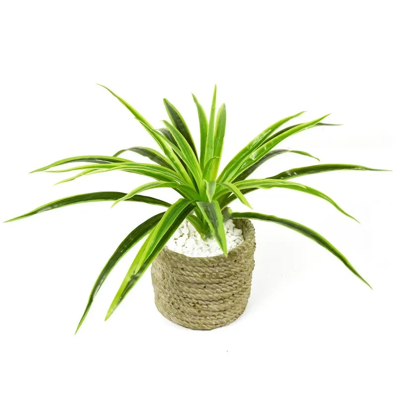 Artificial Chlorophytum Branch Home Decor Fake Plants Indoor Table Decoration - NO Pot