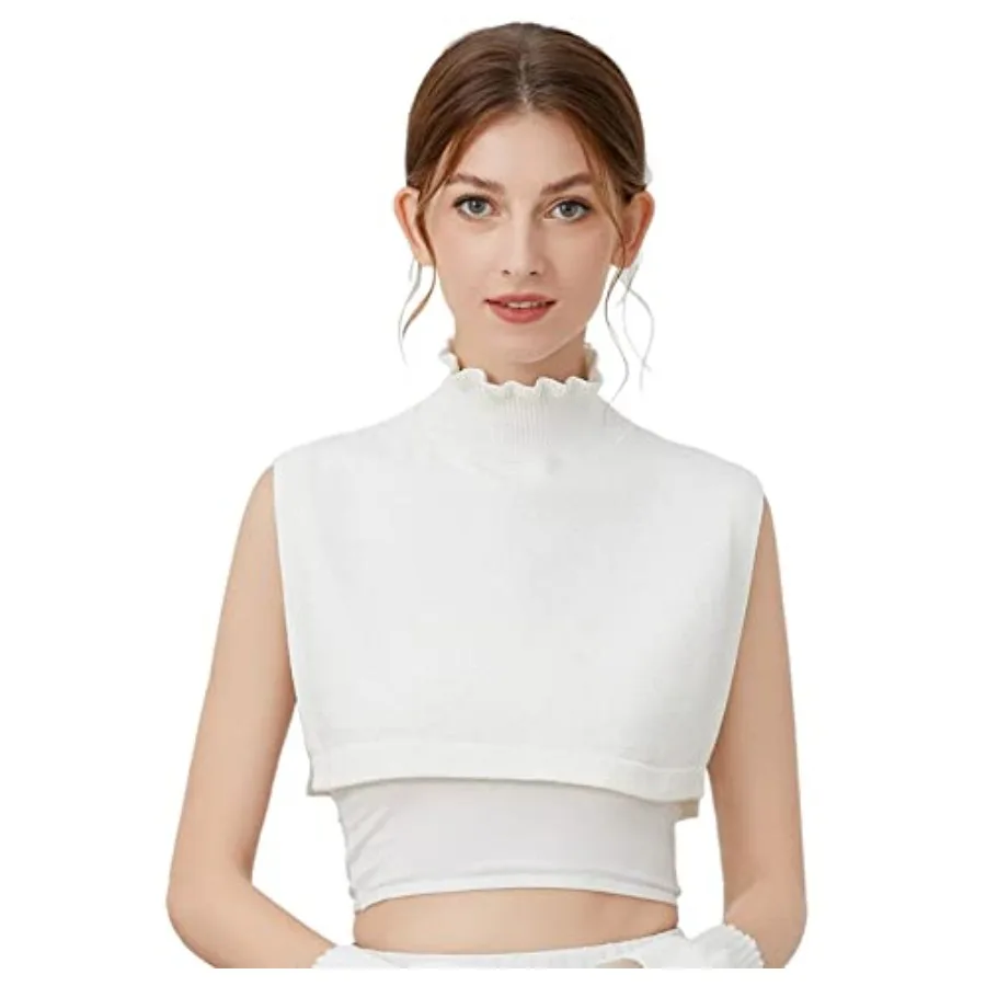 

Dickey Collar, Women Fake Collars Detachable Half Shirt Insert for Dresses Blouse Sweater Coat