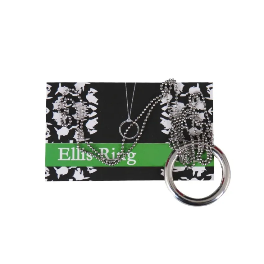 Ellis Ring 2.0 Magic Tricks Stage Close-up Magia Ring Appear/ Vanish Magie Mentalism Illusion Gimmick Prop Ring and Chain Magica