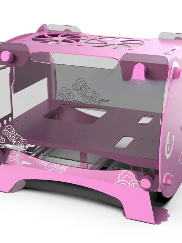 Imagem -03 - Especial-shaped Chassis Aberto Bonito Pet Desktop Computer Game Personalidade