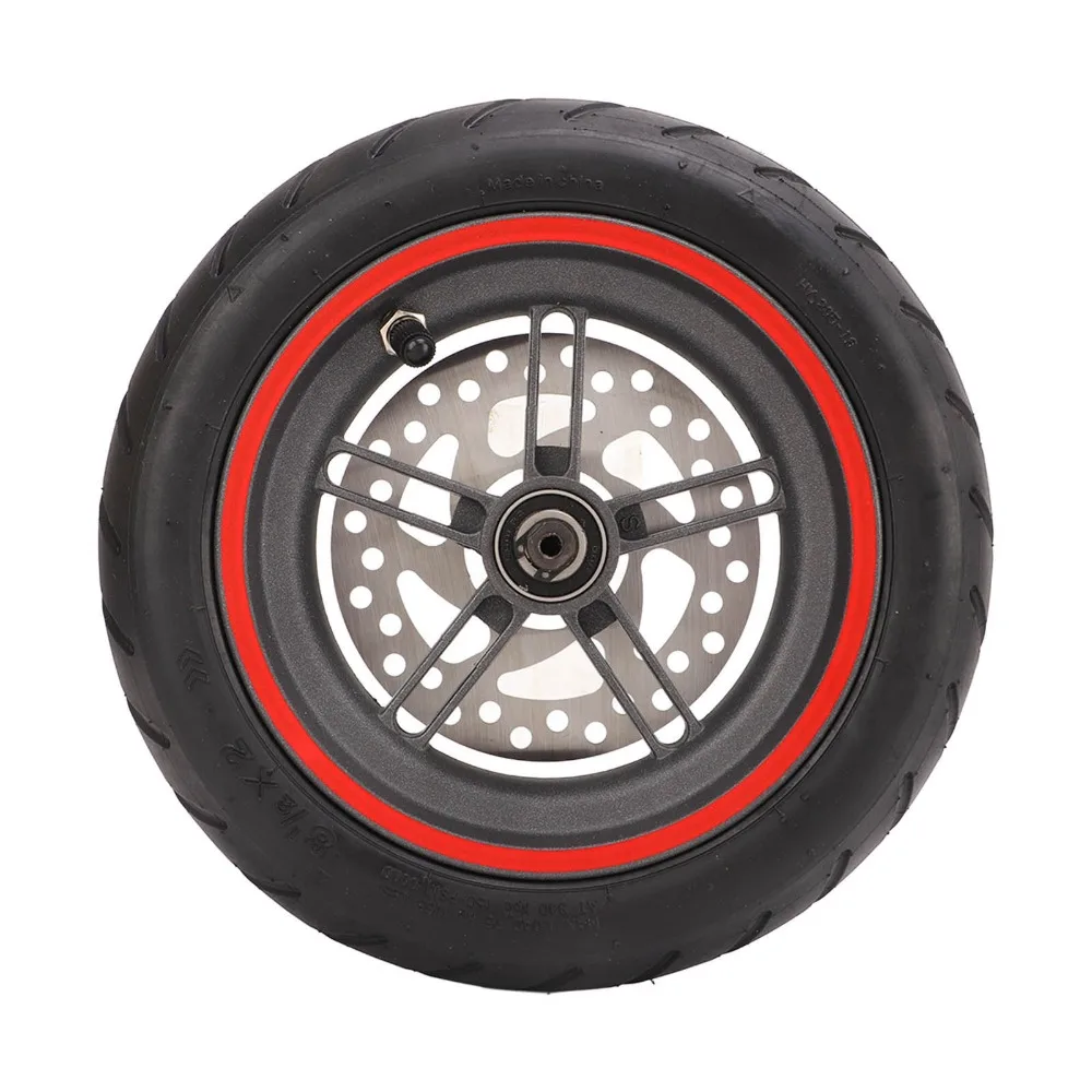 

Rubber Electric Scooter Rear Wheel Aluminum Alloy Hub High Performance Scooter Replacement Wheel for Xiaomi Pro/Pro2