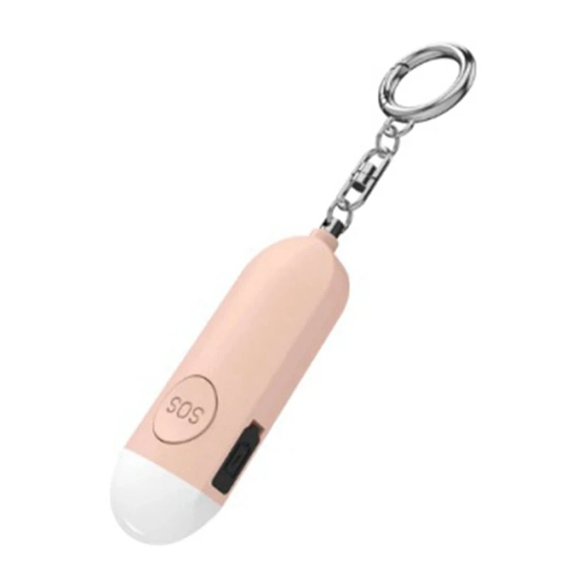 Alarma de autodefensa Etiqueta inteligente Rastreador Gps Llave de alarma recargable portátil Buscador de niños Pet Carmini Airta (Rosa) Durable