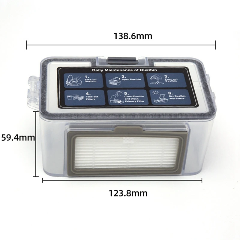 A44F-For MAMNV BR150/BR151 جهاز آلي لتنظيف الأتربة صندوق الغبار ملحقات قطع الغيار