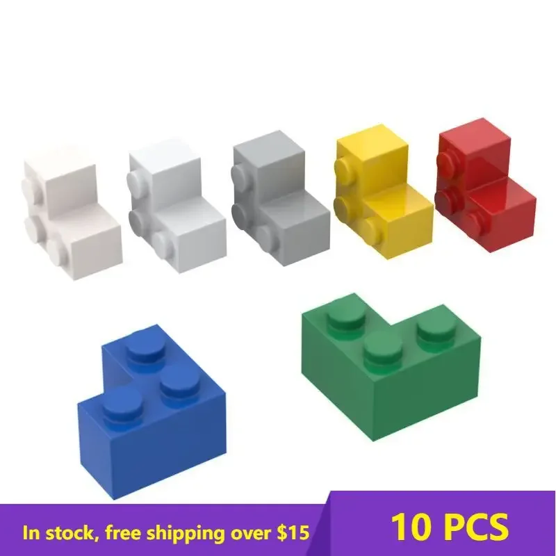 

10PCS Bricks Compatible Assembles Particles 2357 2x2 corner For Building Blocks Parts DIY Educational Classic Brand gift Toys