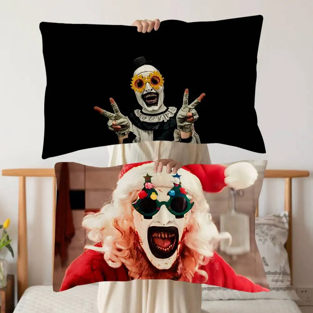 Horror Movie Terrifiers Quick-Dry Polyester Pillow Scarf - Moisture-Wicking & Breathable for Hot Sleepers