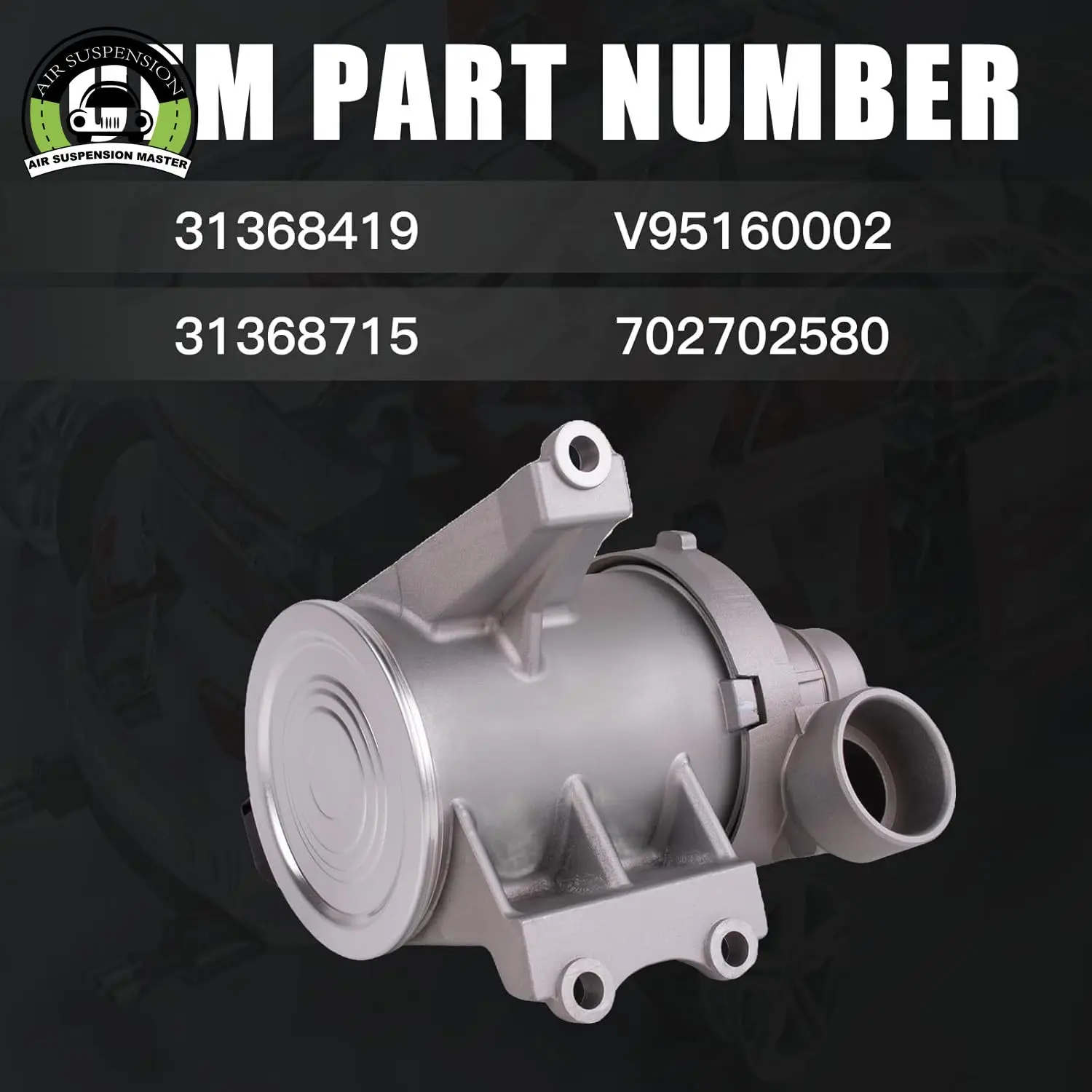 31368419 Electric Engine Water Pump for Volvo S60 S80 S90 XC60 XC70 XC90 V60 V90 2.0L Cross Country XC40 Recharge 2021-2023 EV