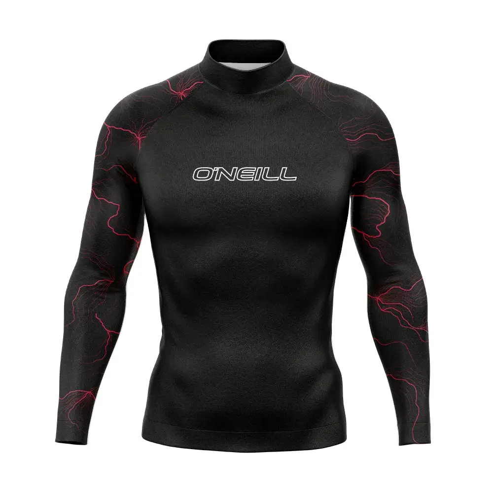 Men's Surf Suit Long Sleeve Rashguard Swimsuit Sun UV Protection Shirt Boys Surfing Swimming Water Sports Rash Guards Clothes