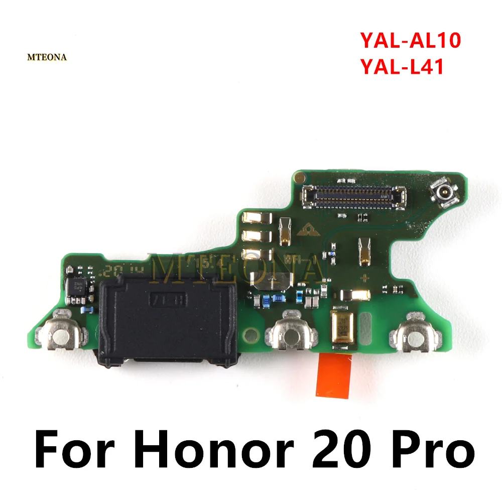 

For Honor 20 Pro USB Power Charger Port Jack Dock Connector Plug Board Charging Flex Cable Spare Parts 22.5W Fast Charging