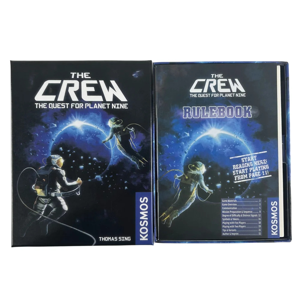 The Crew - Quest for Planet Nine Astronauts Full English Family Gathering Chessboard Game Entertainment Divination Card Game