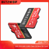 BlitzWolf Memory Card 16G 32G 64G 128G Class 10 Mini SD Card High Speed read &write TF card mini sd card for Mobile Phone Camera