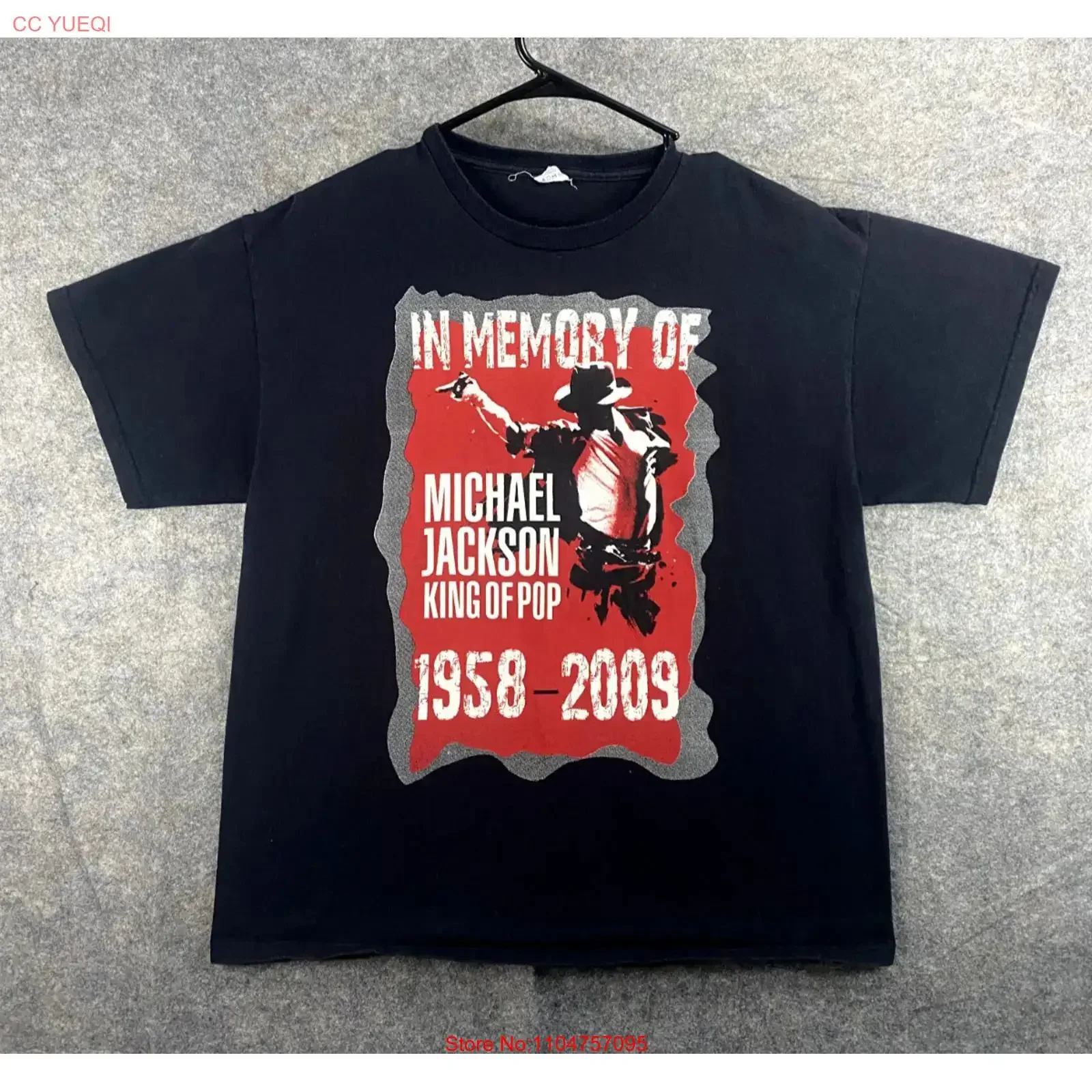 Michael Jackson T Shirt Mens Large Black Memorial tee y2k 2009 king of pop vintage Washed graphic Stylish streetwear Slightly