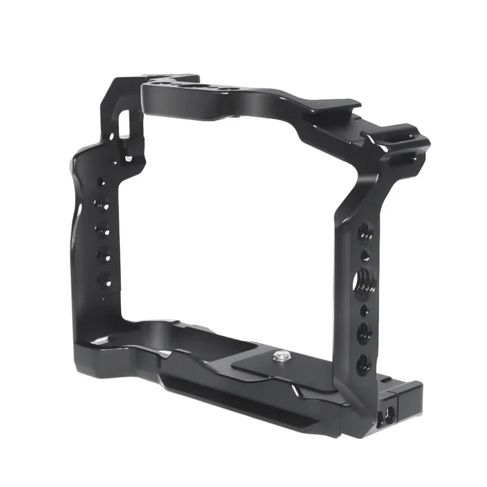 Camera Cage Rig For Canon EOS R50 Camera Protective Case with Cold Shoe Mount for LED Light Microphone for Arca-Swiss Tripod - Image 6