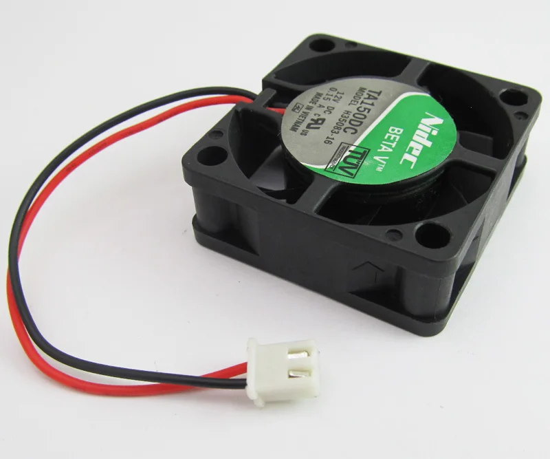 

Для Nidec H35083 12 В 0,15 А 8,5 куб. футов вентилятора охлаждения 40x40x15 мм 4015 постоянного тока 2-контактный разъем-