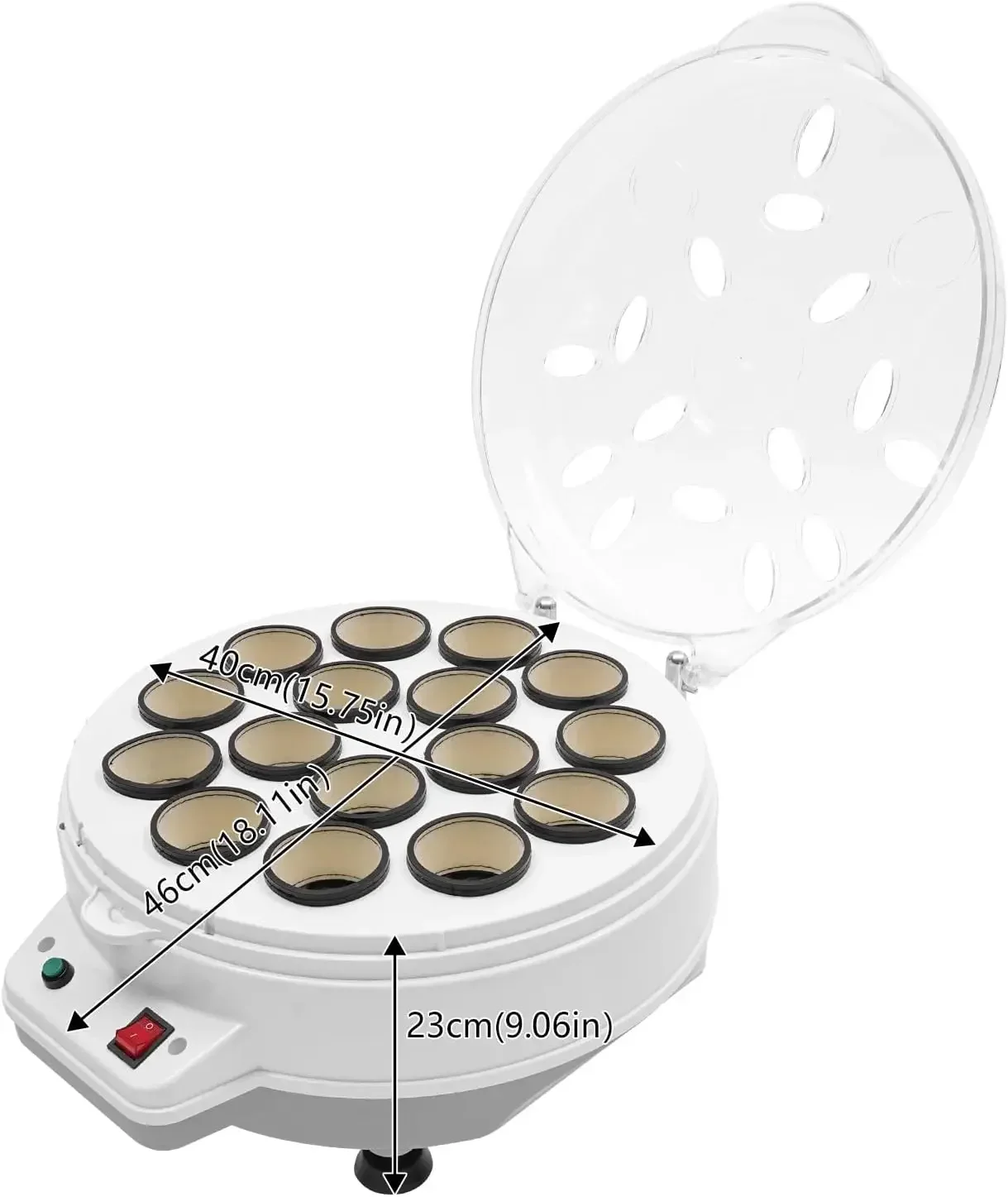 Automatische Poolballenreiniger & -polijstmachine, Elektrische Poolballenpolijstmachine voor 16 ballen, 1000 RPM, Stil & Efficiënt met ABS/PC behuizing