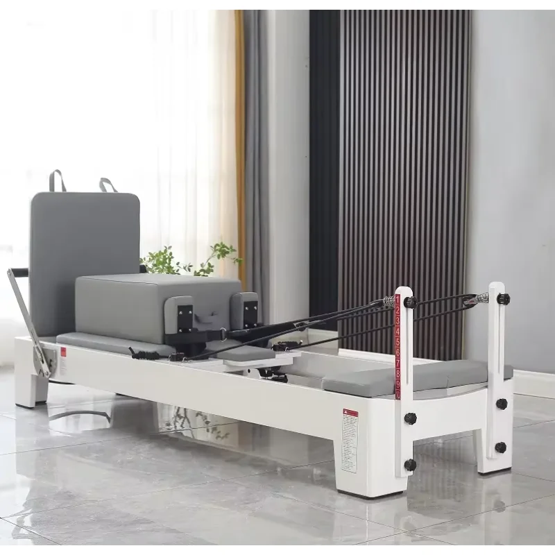 

Aluminium Alloy Pilates Reformer Fitness Black Reformer Pilates Wood Pilates Reformer