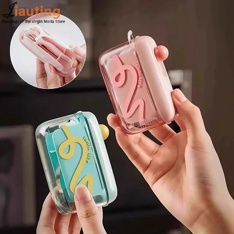 

Portable Carry-on Dental Floss Dispenser Containing Floss Dental Floss Storage Box Auto Refillable Oral Hygiene Care Floss Pick