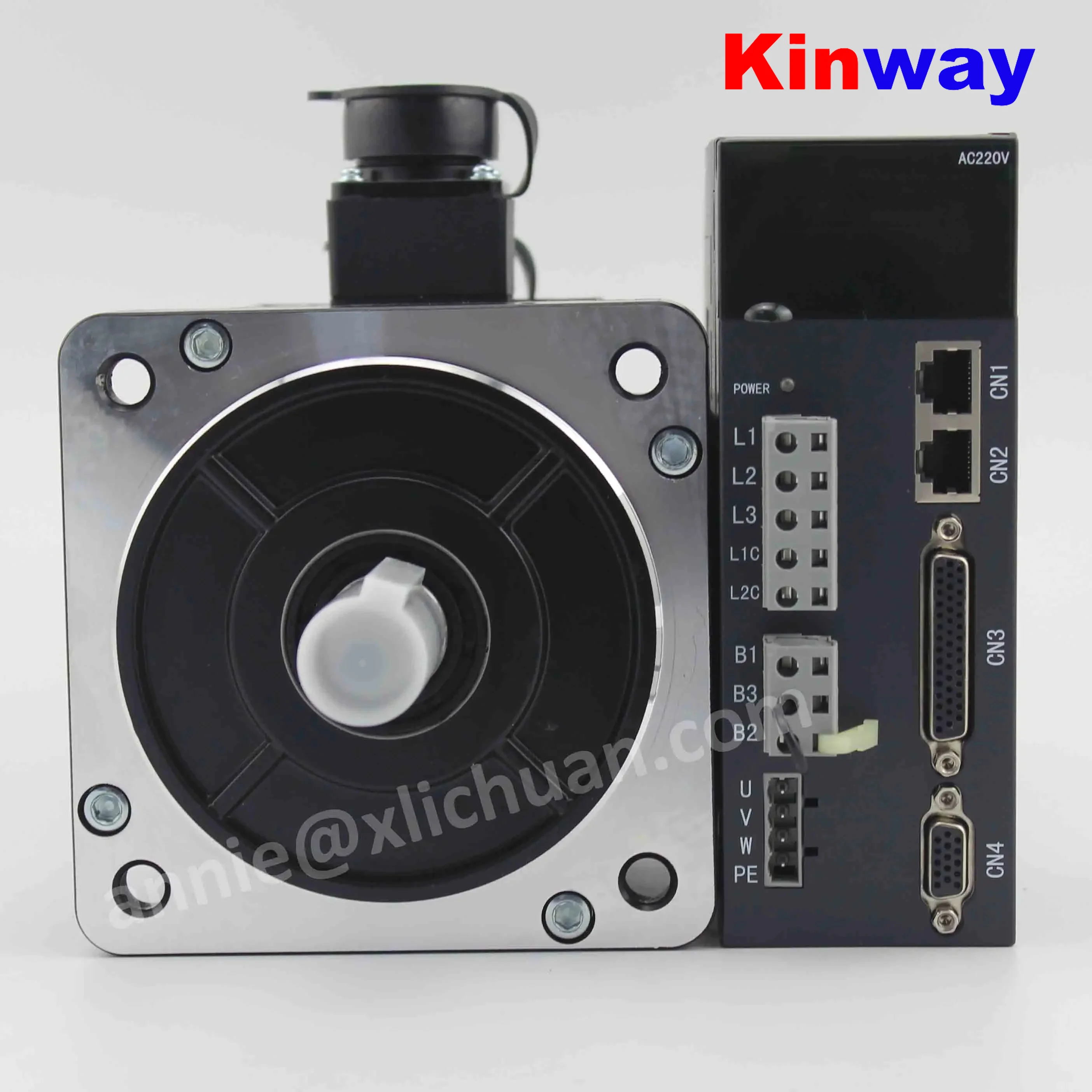 Kinway servo factory 1KW 10Nm servo motor 2500rpm 130ST-M10010B with A4 servo driver set 2500ppr incremental encoder