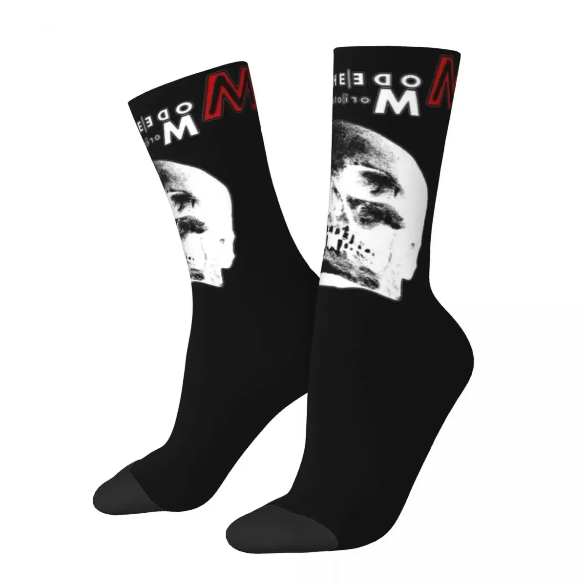 Novelty Women's Socks  Memento Mori Mode Merch Super Soft Skull 80s Music Graphic Stockings All Season