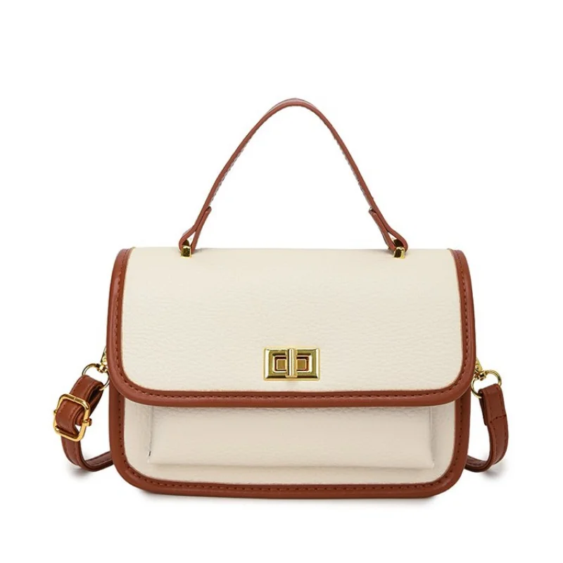 

Women's Trendy Leather Shoulder Bag Featuring Paris Designer Aesthetic And Simple Vintage Style Perfect For Outings​