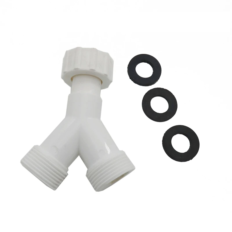 Comodo connettore a 3 vie Connettore splitter portatile a forma Y da 3/4'' Connettore per tubo flessibile Connettore a Y per