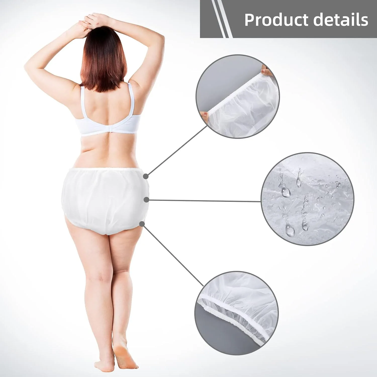 Factory Direct Adult Diaper TPU Material Transparent Washable Reusable High Quality Custom Available in Multiple Sizes