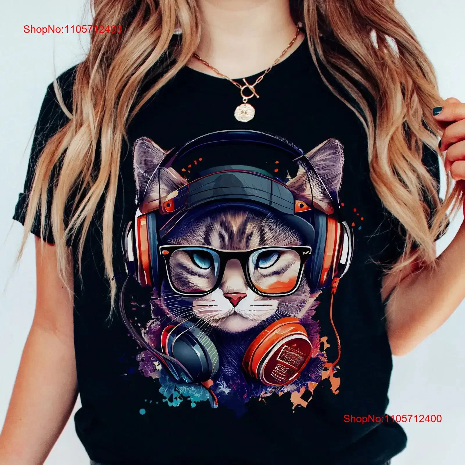 Cat Lover T Shirt Vintage Retro Dad Mom Cool Funny vintage Washed fashion Unisex graphic Stretched Versatile