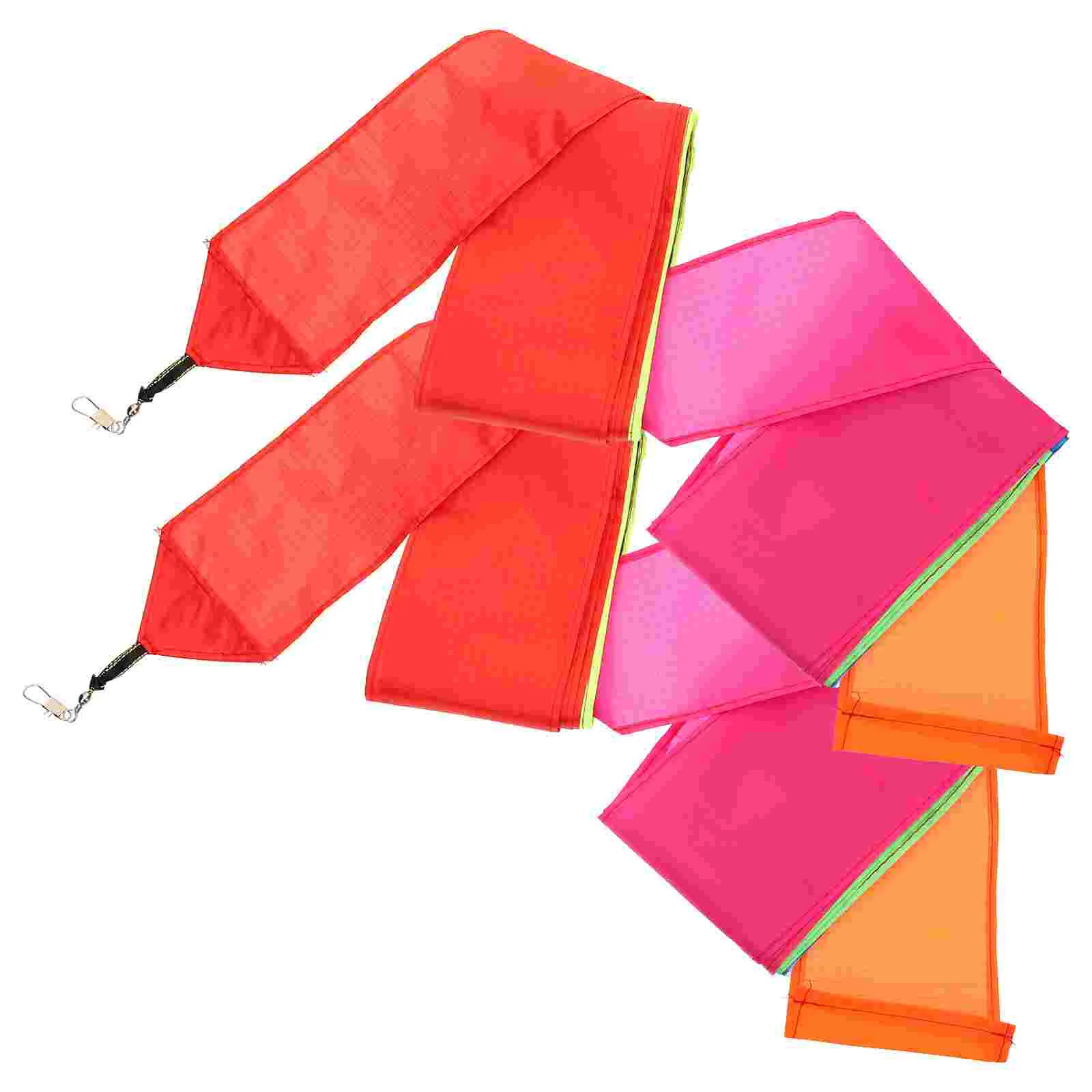 2 Pcs Rainbow Tail Kite Prism Floating Turning Tails Ribbon Streamer Decorations Flying Ornament