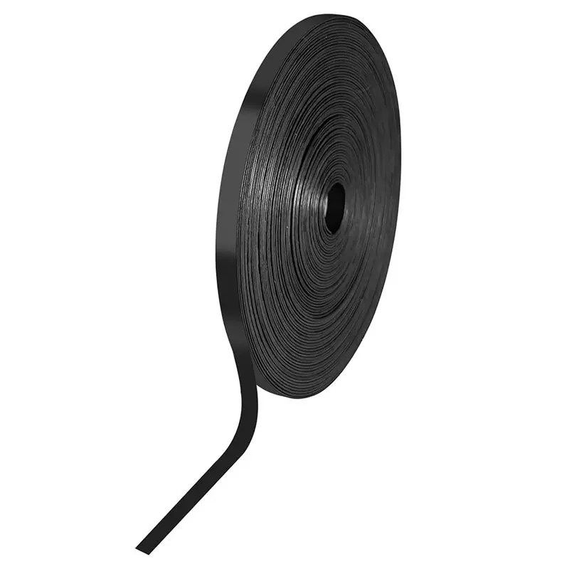 12M Black Magnetic Tape Strip, 6Mm Wide Flexible Magnet