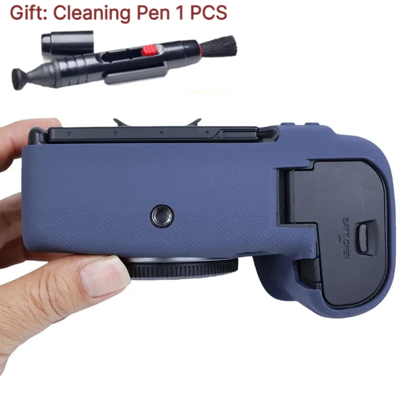 For Canon EOS R63 Camera bag r63Anti-Slip Silicone Case Soft Rubber case protective cover, + 1 PCS Free Cleaning Pen