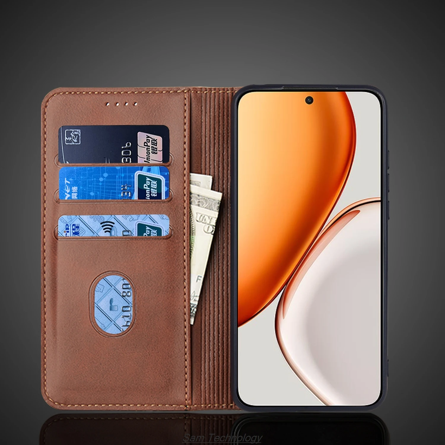 حافظة جلدية جذابة مغناطيسية لهاتف هواوي هونور X9D حافظة قابلة للطي ومحفظة وحقائب هاتف كابا Fundas Coque #5