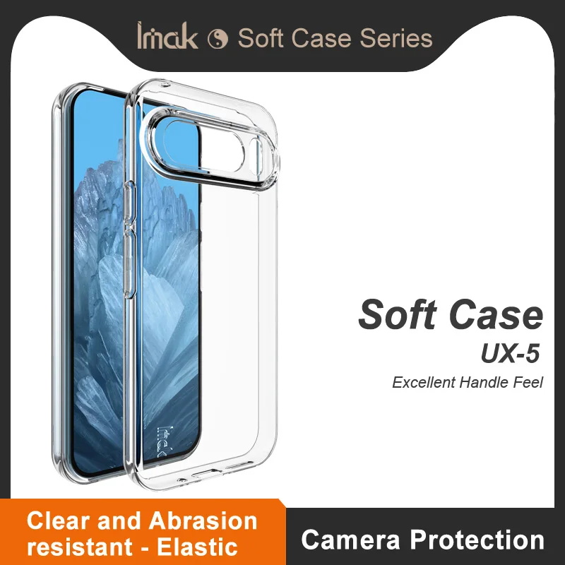 For Google Pixel 9 Pro XL Case IMAK Ultra Thin Soft Clear Back Cover Phone Cases For Google Pixel 9 Pro XL Coque funda чехол
