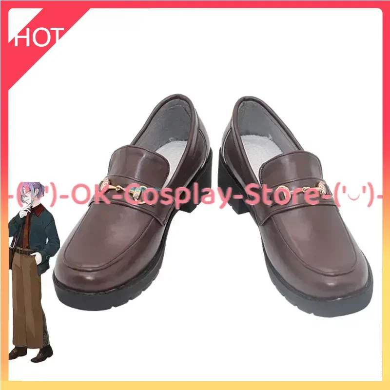 Kamishiro Rui zapatos de cuero PU para Cosplay, botas de Carnaval para Halloween, utilería hecha a medida