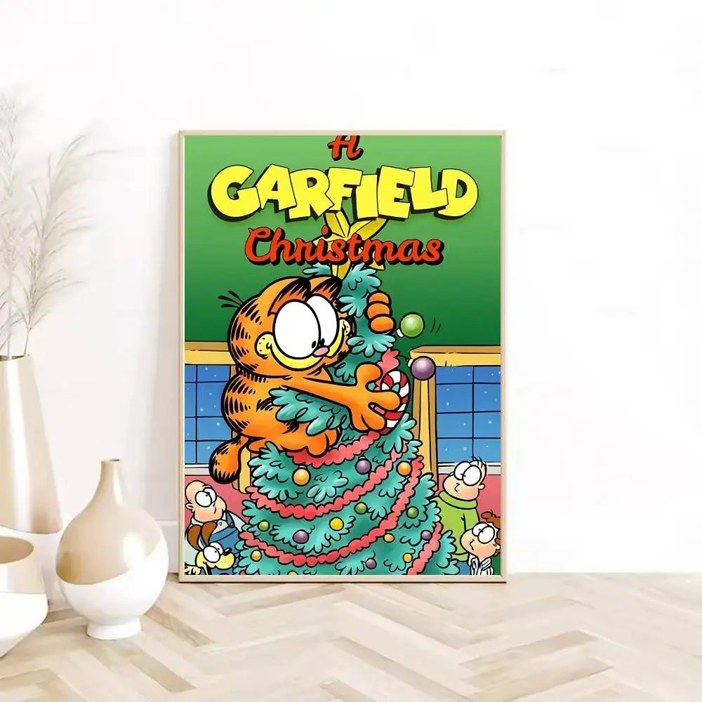 قطعة واحدة من ملصق G-Garfield عالي الدقة على الحائط المقاوم للماء وغرفة المعيشة المنزلية وغرفة النوم والديكور الجمالي #4