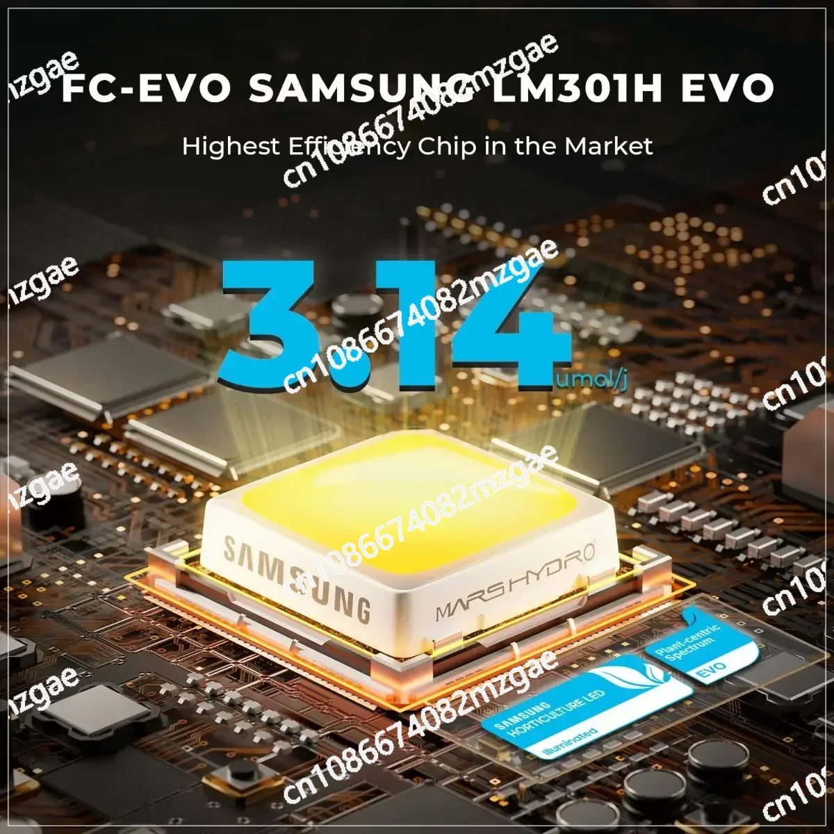 Mars Hydro 480W 4x4ft 120x120cm FC4800 LM301H EVO Smart 6'' IFresh Inline Fan Ventilation Kit Large Grow Zelt Full Kit