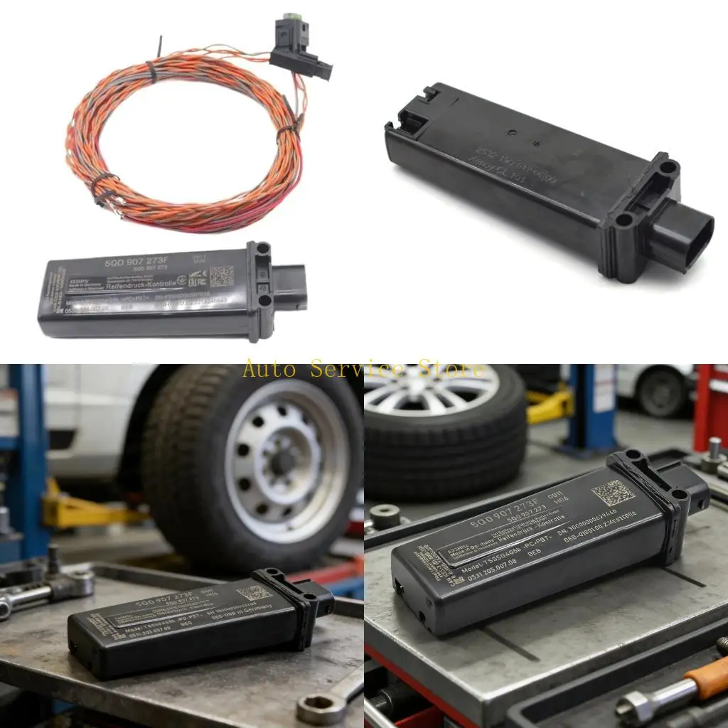 462A Advanced Tire Pressure Monitoring Module 5Q0907273F with ABS Material & Real Time Alerts Simple Installation for Auto