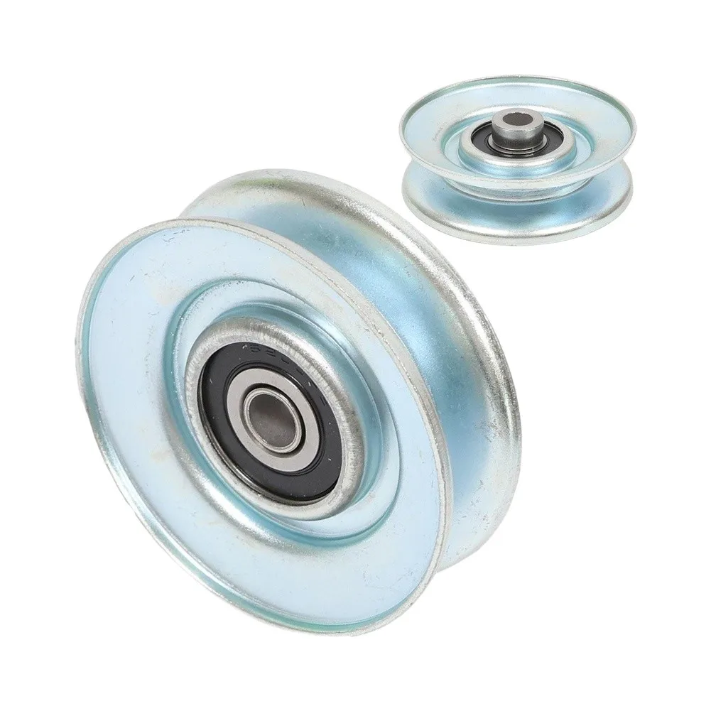 186007 Lawn Mower Idler Pulley Replacement 199532 199534 Flat Idler Pulley 179050 Diameter 64.5mm Height 18mm Metal Tool Parts