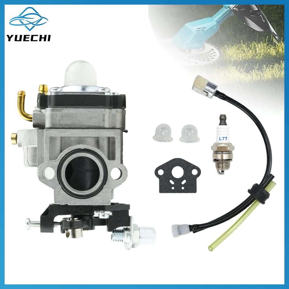 For Walbro CG430 CG520 BC430 BC520 40-5 44-5 43cc 49cc 50cc 52cc Brush Cutter 2-Stroke Engine Lawn Mower Carburetor Carb