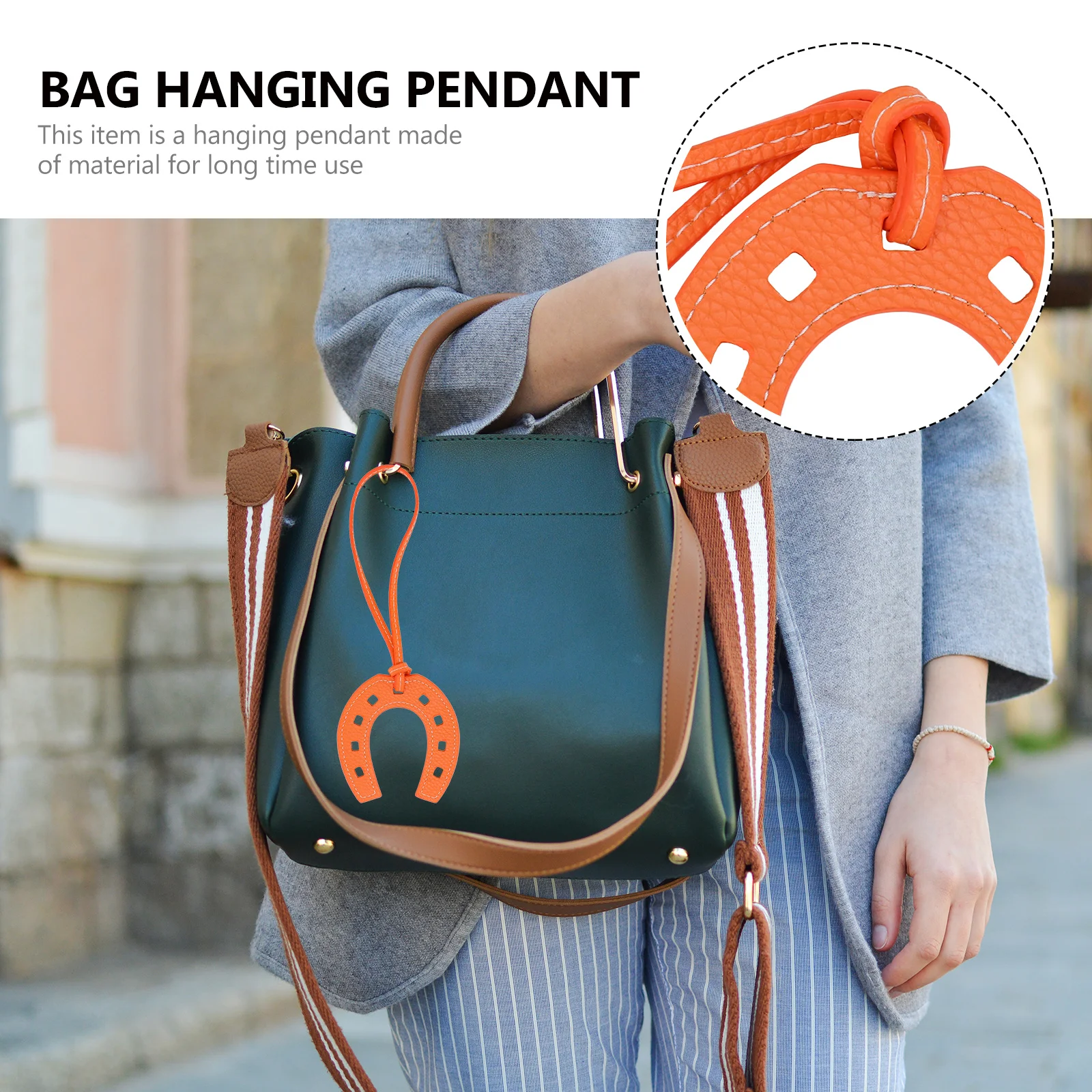 

Horseshoe Pendant Keychain Bag Hanging Adornment PU Key Rings Creative naments Gifts For Women Valentine Birthday Party