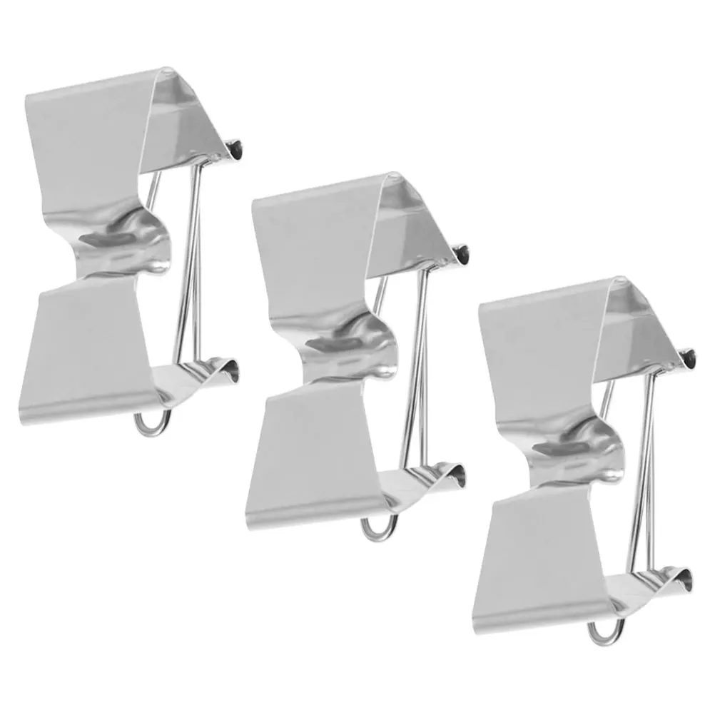 

3 Pcs Metal Oil Painting Frame Clamps Canvas Separating Clip Clips Stainless Steel for Wet Drawing Board