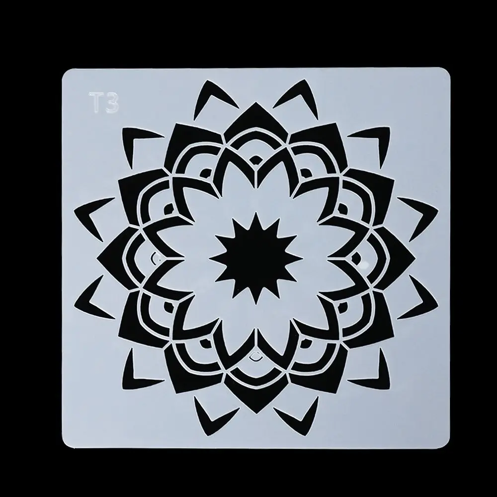 Hot Stamp Embossing Album Decorative Painting template Mandala Auxiliary Scrapbooking Layering Stencils