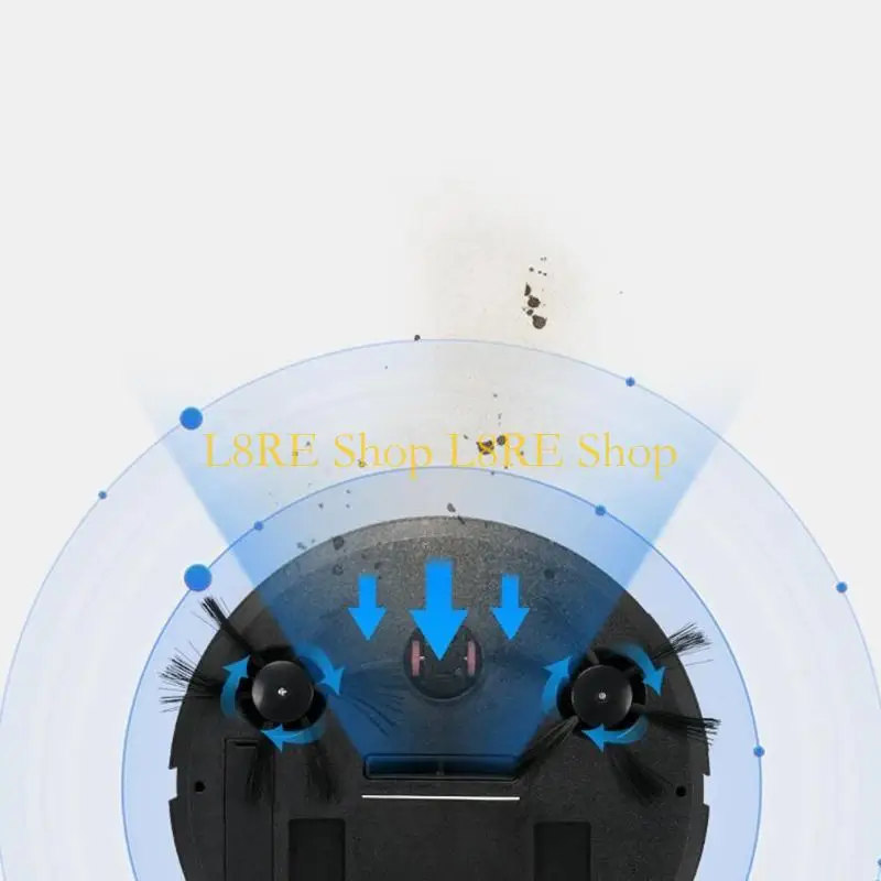 L8RE Auto Robot Vacuum Planer للتحكم في اللمس 5 في 1 ، فراشيات شاملة للتفريغ.