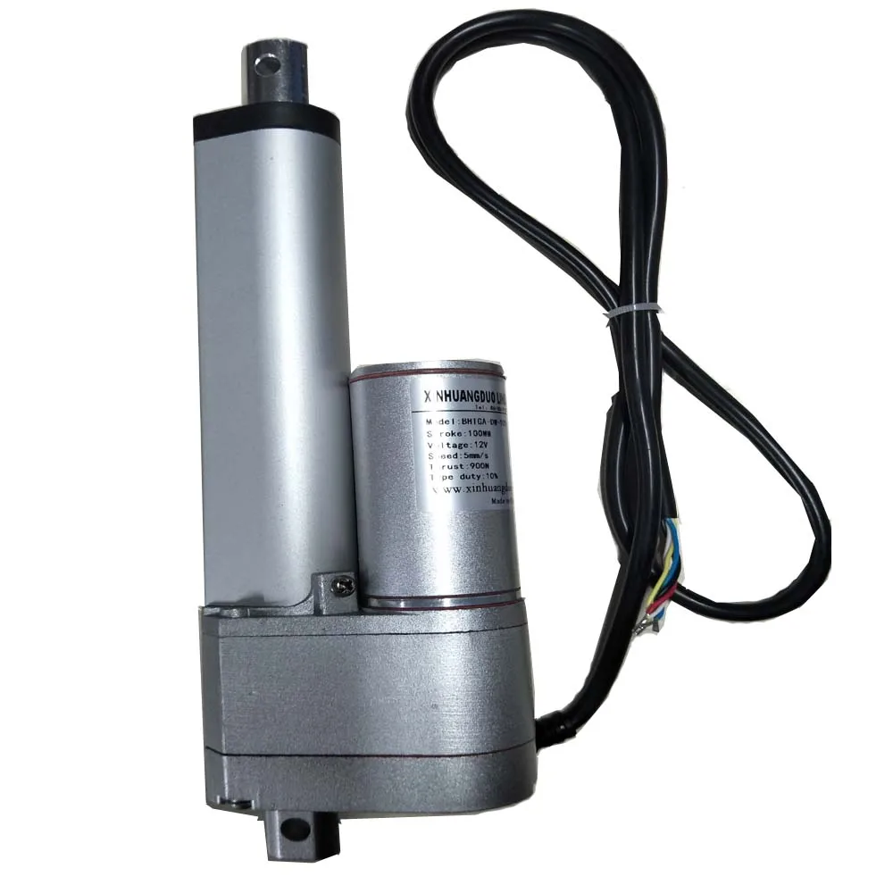 24V DC 25mm 50mm 75mm 100mm 150mm Stroke Max Thrust 900N Linear Actuator With Potentiometer And Feedback For Door Window or Bed