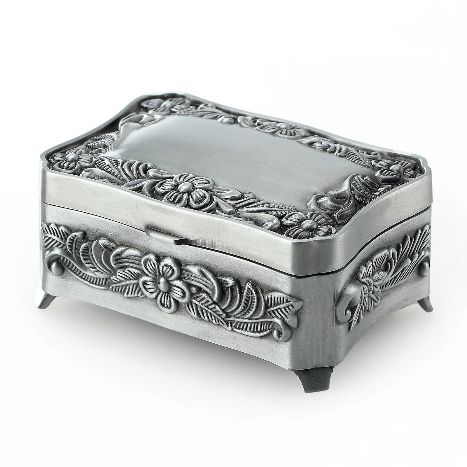 

SOFTALK Emboss Alloy Metal Antique Jewelry Musical Boxes Christmas Birthday Valentine's Day Gifts