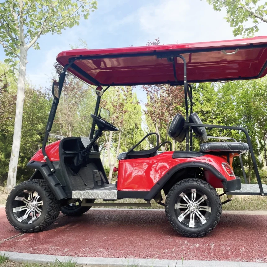 

Low Price VIP Welcome Club Car 4+2 Seats Lithium Battery Powered Off-Road Golf Cart New Energy Electric Golf Cart