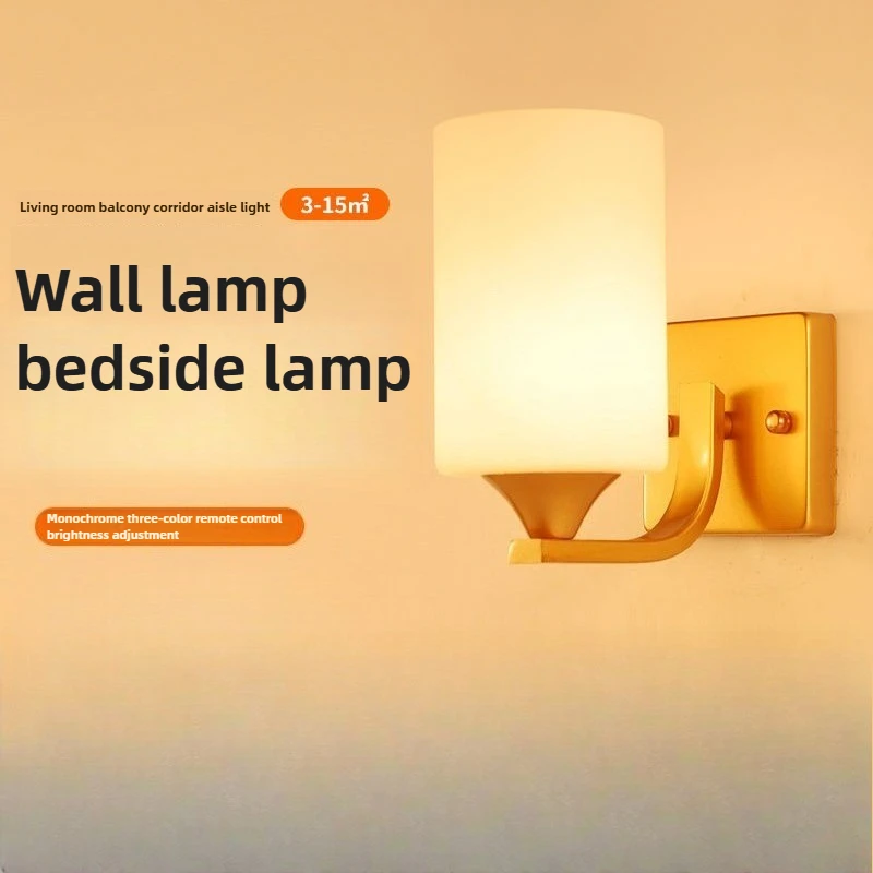 

LED Wall Light Modern Bedside Lamp for Bedroom Corridor Staircase Hotel Room Simple American Style
