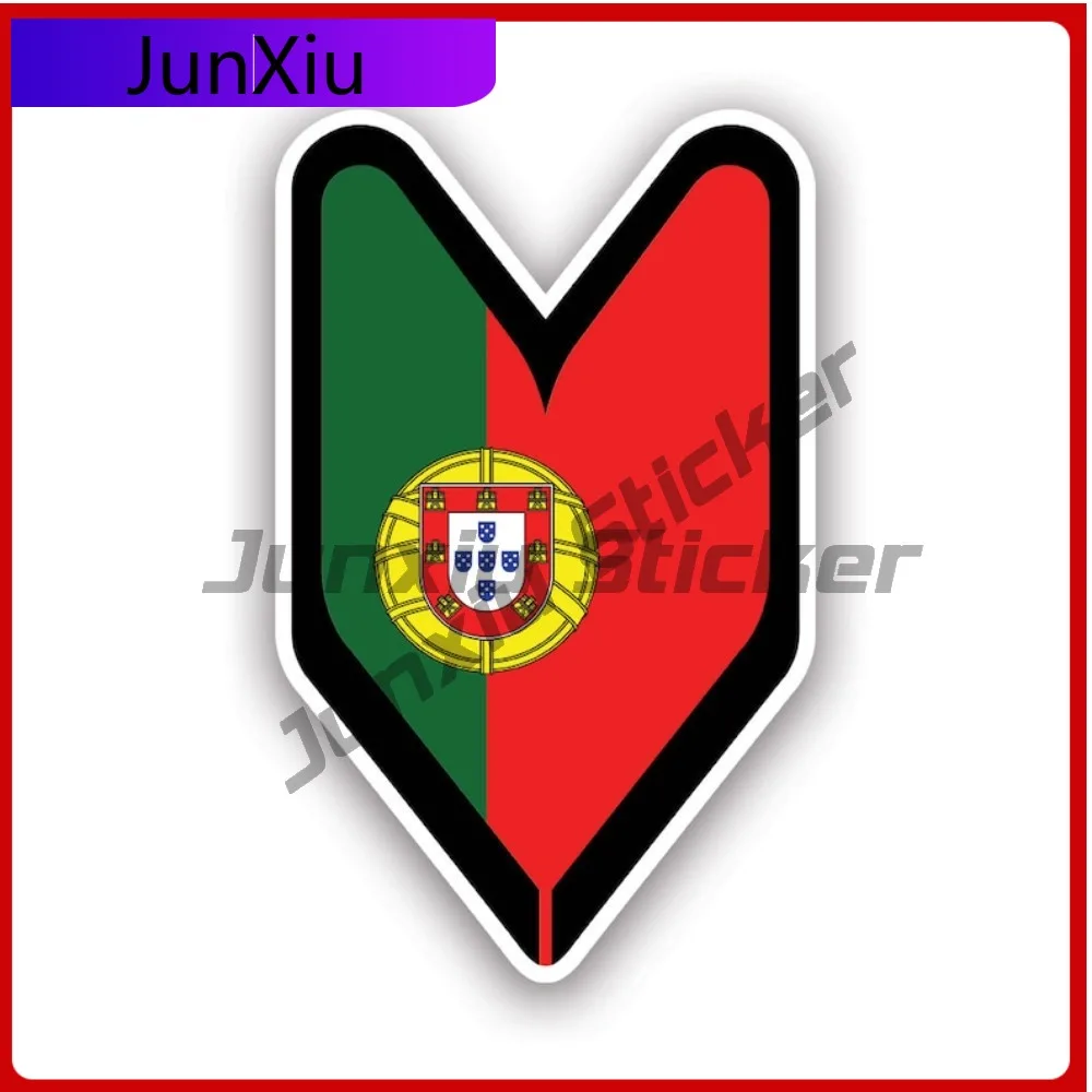 

Portuguese Driver Badge Stickerwaterproof Outdoor Decalswakaba Cute Window Waterproof Vinyl Decal For Motocross Unique Decor