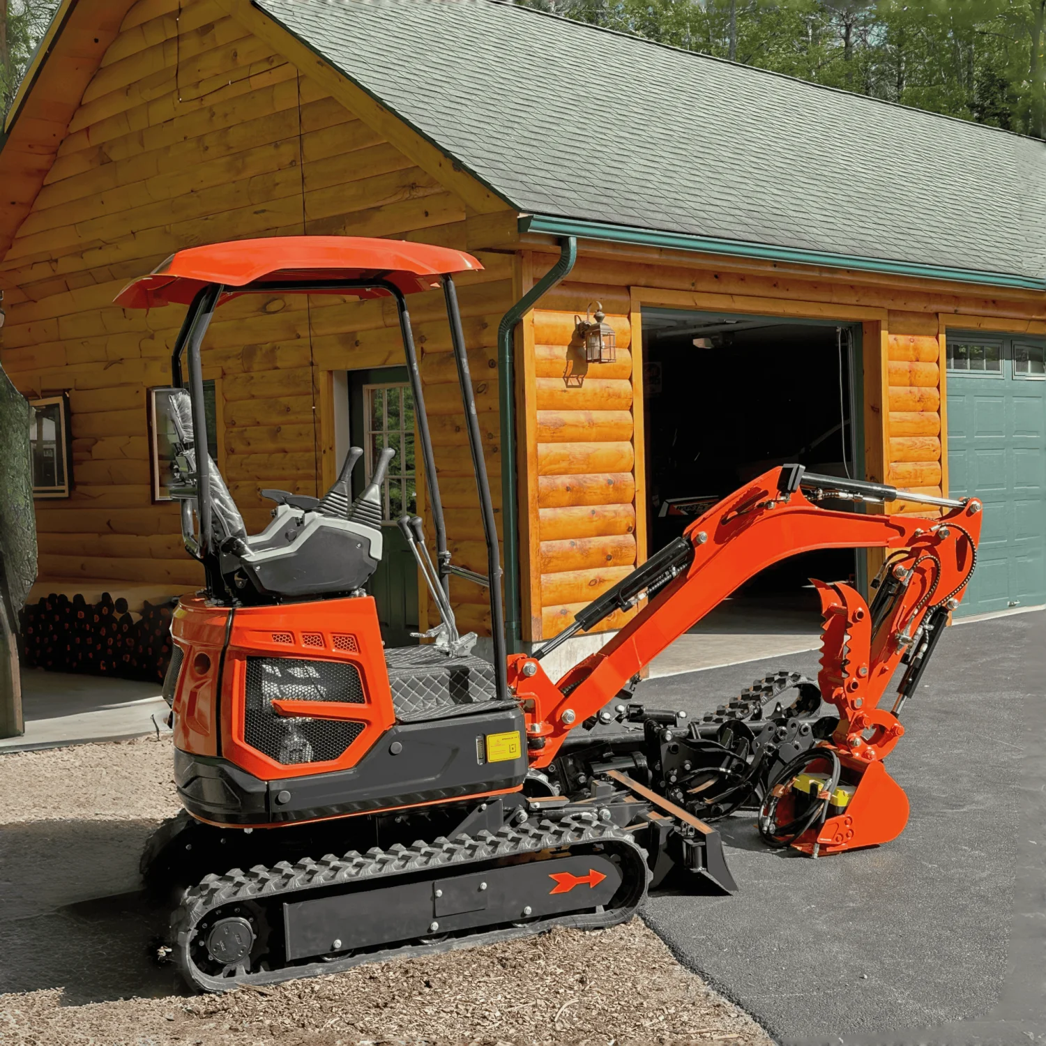 Kompakter Hydraulischer Mini-Bagger 2,5 Tonnen Raupenbagger mit Yanmar-Motor CE EPA Euro 5 Baumaschine Maßgefertigt ab Werk – Detail 2