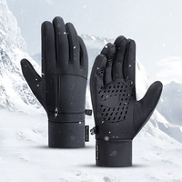 Autumn and winter gloves, touch screen, waterproof, windproof, warm, suitable for running, cycling, driving, hiking, men and wom