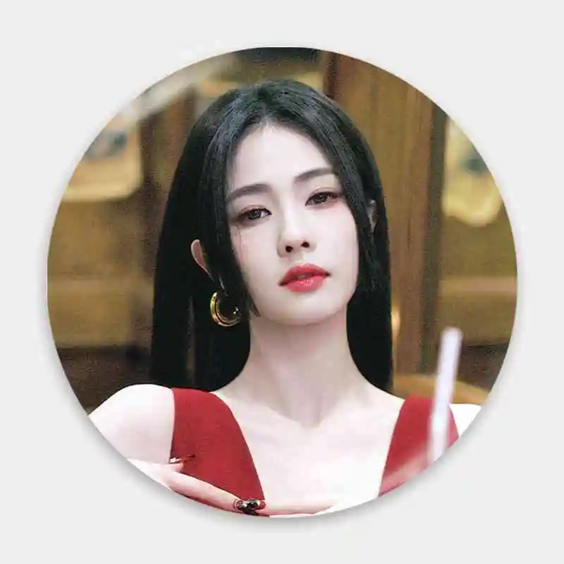 Bai Lu GérCollection-Danemark ge de l'actrice chinoise, broche ancre, épingle de la périphérie, pendentif, revers, chapeau de mode, dessin animé, 58mm